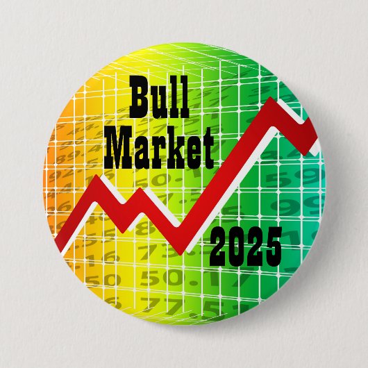 Bull Market 2025 缶バッジ (正面)