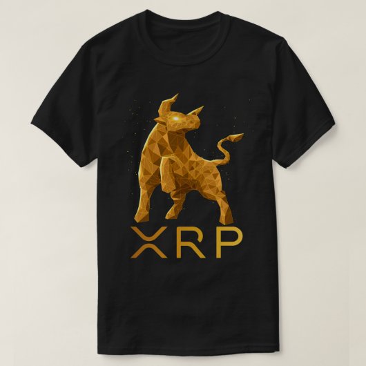 Bull Market Ripple XRP Crypto Coin HODL Tシャツ (デザイン正面)