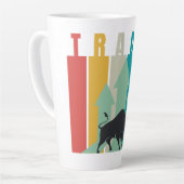 Bull market Trader | Simple design  カフェラテマグ (左アングル)