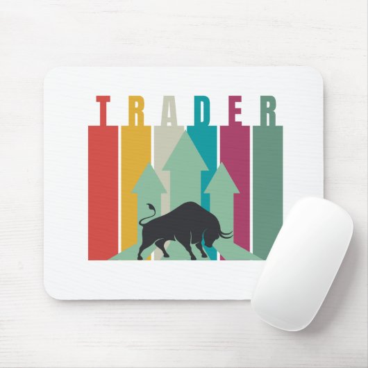 Bull market Trader | Simple design  マウスパッド (マウス)