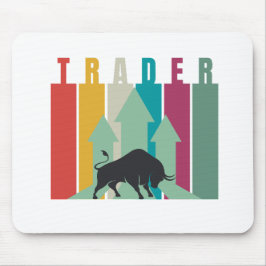 Bull market Trader | Simple design  マウスパッド