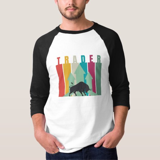 Bull market Trader | Simple design Tシャツ (正面)