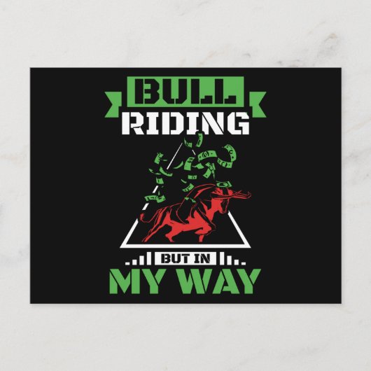 Bull Market Trading Investing ポストカード (正面)