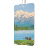 Bull moose in Wonder Lake カーエアーフレッシュナー (左)