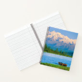 Bull moose in Wonder Lake ノートブック (内部)