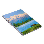 Bull moose in Wonder Lake ノートブック (右側)