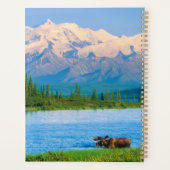 Bull moose in Wonder Lake プランナー手帳 (裏面)