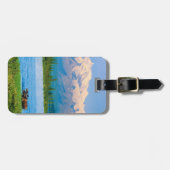 Bull moose in Wonder Lake ラゲッジタグ (正面横)