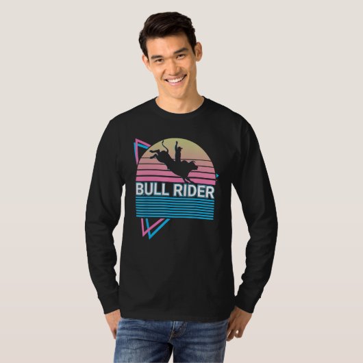 Bull Rider Bull Riding Tシャツ (正面フル)
