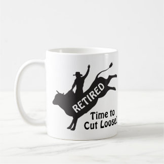 Bull Riding Rodeo Cowboy Retirement Humor コーヒーマグカップ