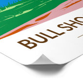 Bull Shoals - アーカンソー州立公園 ホワイトリバー ポスター (角)