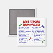 BULL TERRIERプロパティ法2 マグネット (正面/裏面)