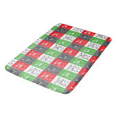 Bull Terrier Artポップ・アートの GOODインスピレーションに焦点を当てる バスマット (アングル)