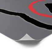 Bull Terrier Artポップ・アートの GOODインスピレーションに焦点を当てる ポスター (角)