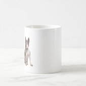 Bull Terrier (B) – ブリンドルとホワイト コーヒーマグカップ (中央)