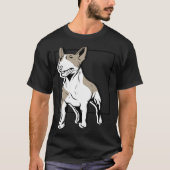 Bull Terrier Bullterrier Tシャツ (正面)