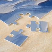 Bull Terrier Christmas Boat Holiday ジグソーパズル (側面)