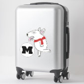 Bull Terrier enjoys traveling Sticker シール (スーツケース)