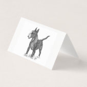 Bull Terrier Folded Card (正面)