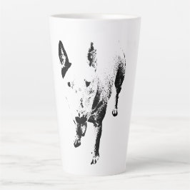 Bull Terrier Mug – Gritty Ink Style カフェラテマグ