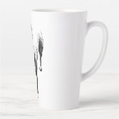 Bull Terrier Mug – Gritty Ink Style カフェラテマグ (右)