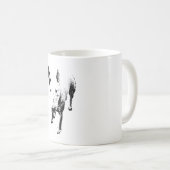 Bull Terrier Mug – Gritty Ink Style コーヒーマグカップ (正面右)