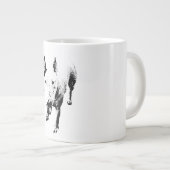 Bull Terrier Mug – Gritty Ink Style ジャンボコーヒーマグカップ (正面右)