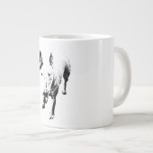 Bull Terrier Mug – Gritty Ink Style ジャンボコーヒーマグカップ (正面右)