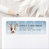 Bull Terrier Return Address Label ラベル (インサイチュ)