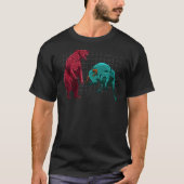Bull Vs Bear Crypto Chart Analysis暗号通貨 Tシャツ (正面)