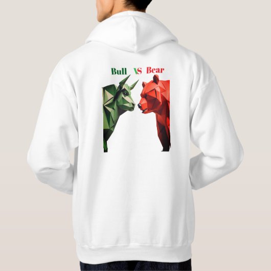 Bull vs.Bear Market Showdown Sweatshirt パーカ (裏面)