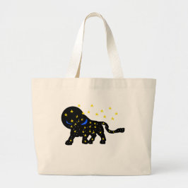Bull Zodiac Tote Bag – Strong Sign Energy Gift ラージトートバッグ