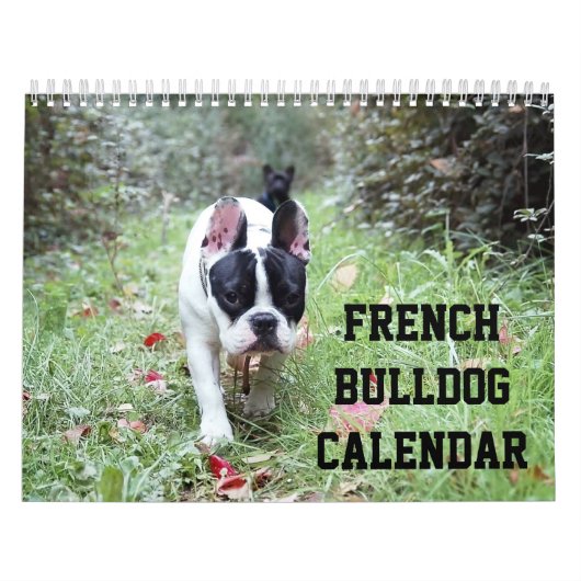 Bulldogカレンフランスのダー写真の追加 カレンダー (カバー)