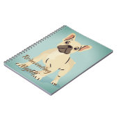 Bulldogノートブクールックフランスのブックの自分自身の再発明 ノートブック (左側)