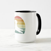 Bulldogフランスのヨガおもしろい贈呈 マグカップ (正面右)