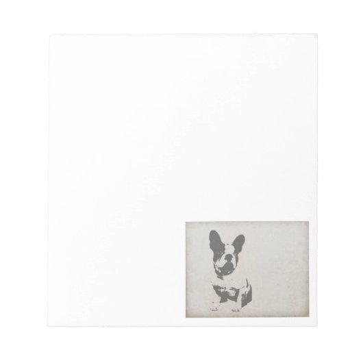 Bulldogメモ帳 ノートパッド (正面)