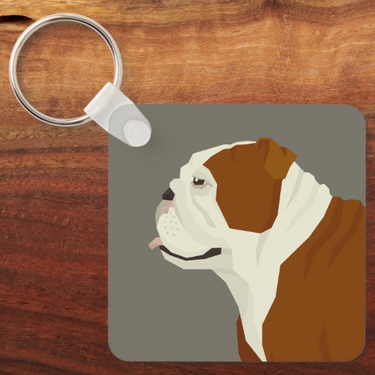 Bulldog キーホルダー (正面)