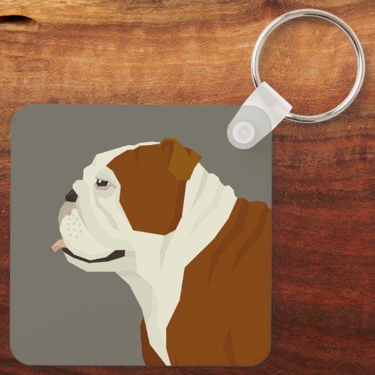 Bulldog キーホルダー (裏面)