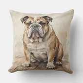 Bulldog クッション (正面)