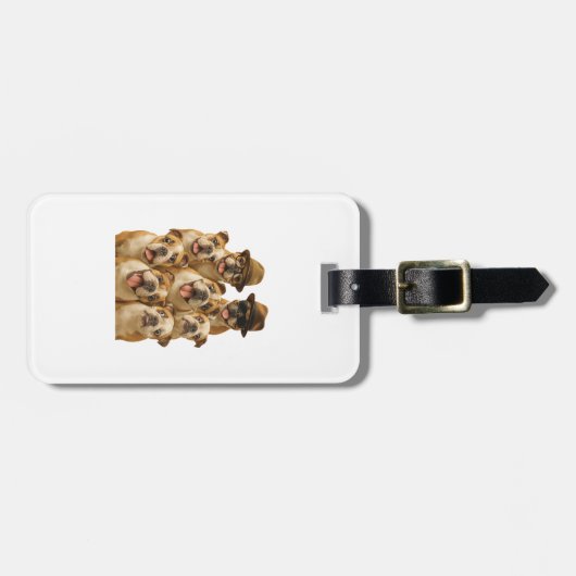 Bulldog ラゲッジタグ (正面横)