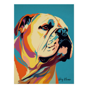 Bulldog 001 - Bruno Pokopen ポスター