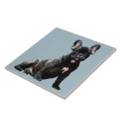 BULLDOG 3、ペット愛、友人最高のの形見 タイル (側面)