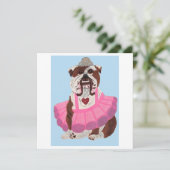 Bulldog Ballerina サンキューカード (スタンド正面)