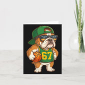 Bulldog Basketball 67 Gen Alpha Slang Srts Dog Boy カード (正面)