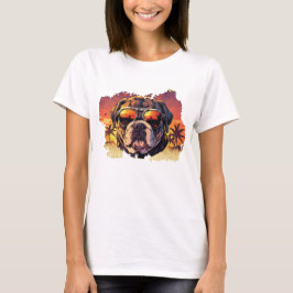 Bulldog Boss Lady Tシャツ