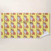 Bulldog Bread Thunder_Cove ビーチタオル (正面)