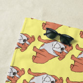 Bulldog Bread Thunder_Cove ビーチタオル (インサイチュ)