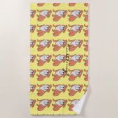 Bulldog Bread Thunder_Cove ビーチタオル (正面)