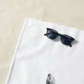 Bulldog By The Water ビーチタオル (インサイチュ)