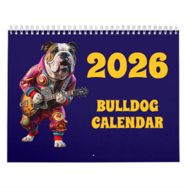 Bulldog Calendar カレンダー
